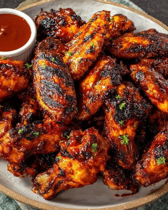 Spicy BBQ wings
